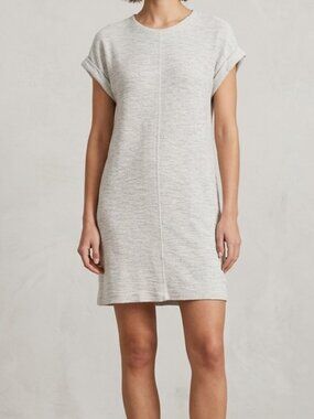 Lou & Grey S Gray Signaturesoft Knit T-Shirt Dress